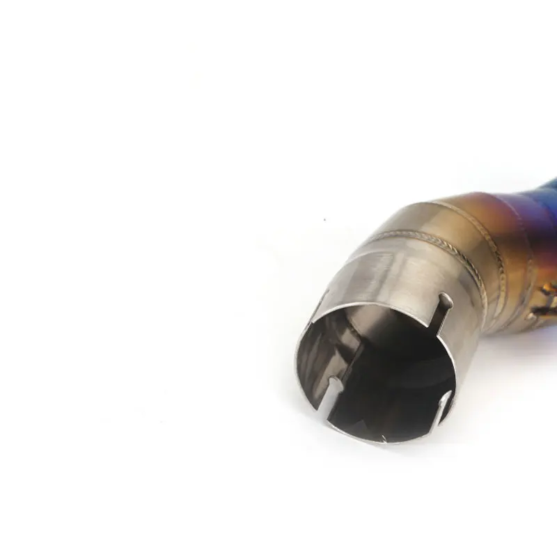 51 мм мотоциклетная выхлопная труба для мотоцикла звено средней трубы глушитель