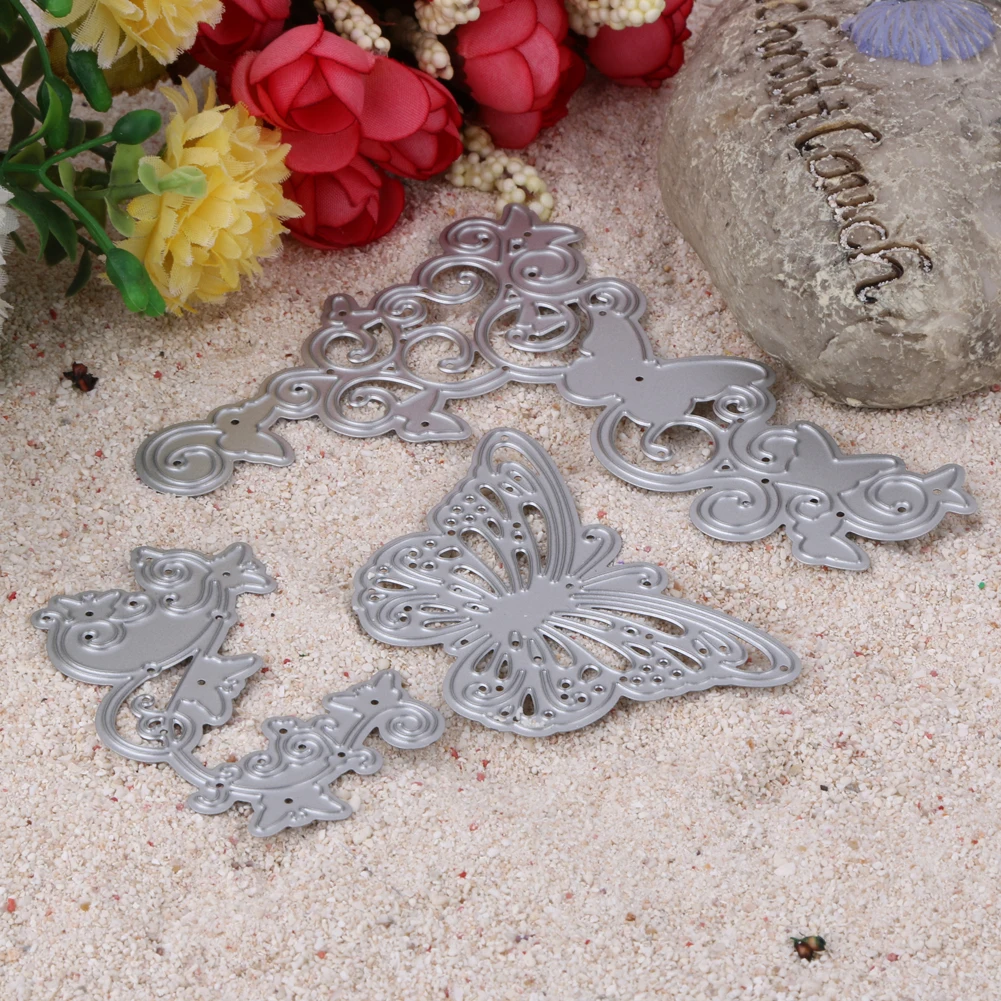 Бабочка металлические режущие штампы трафарет для скрапбукинга фотоальбома
