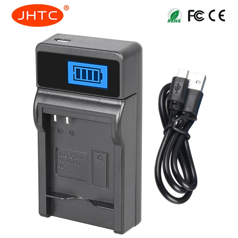 JHTC NB-4L NB 4L NB4L LCD зарядное устройство для Canon IXUS 50 55 60 65 80 75 100 120 110 115 130 IS 117 220 225 230 |