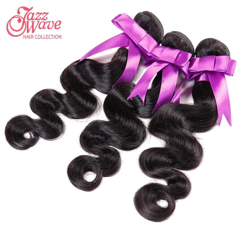 Jazzwave волосы бразильский объемная волна девы необработанные бразильянина