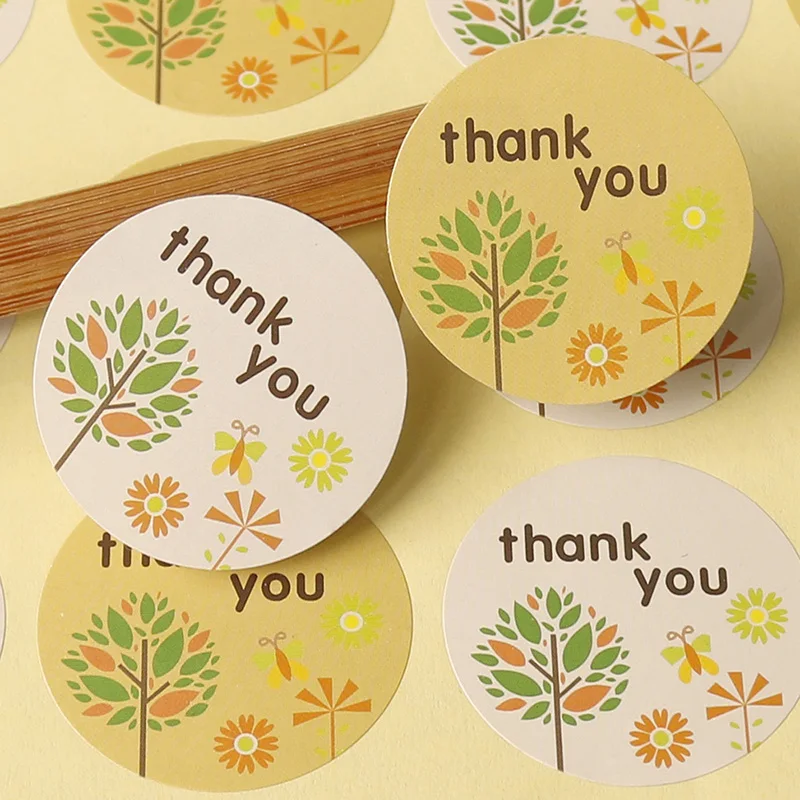 102 шт. самоклеящиеся наклейки с рисунком деревьев 3 5 см|sticker design|stickers thanksstickers thank you
