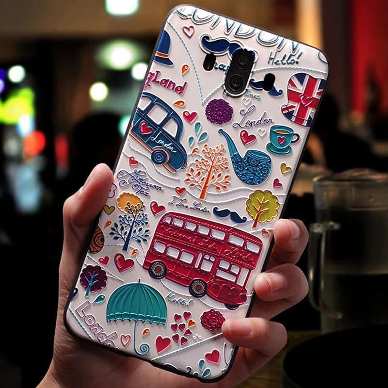 YonLinTan 3d чехол для HuaWei Mate 10 mate10 Оригинальный Роскошный телефона милый etui|case for