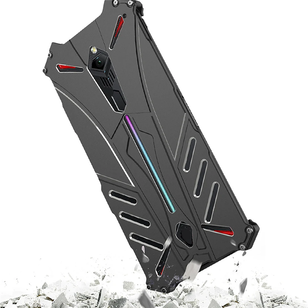 Металлический Чехол для мобильного телефона zte Nubia Red Magic 3 DIABLO ROJO 3 серия Бэтмен Doom сверхпрочный армированный роскошный чехол с алюминиевой рамкой