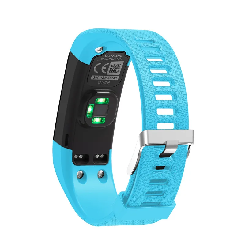 Ремешок силиконовый для смарт-часов Garmin Vivosmart HR + | Наручные часы