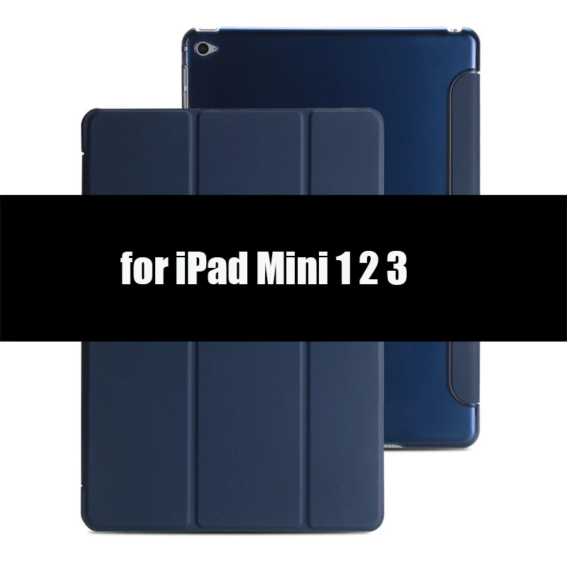 Чехол AIYOPEEN для iPad Mini 4 3 2 из искусственной кожи с функцией автоматического сна/пробуждения для iPad Mini 2 чехол смарт-чехол подставка держатель для iPad Mini 5 Чехол - Цвет: dark blue-123