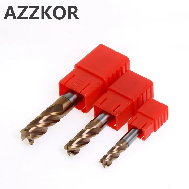 Фреза с покрытием из сплава инструмент вольфрамовой стали ЧПУ гравировка Hrc55