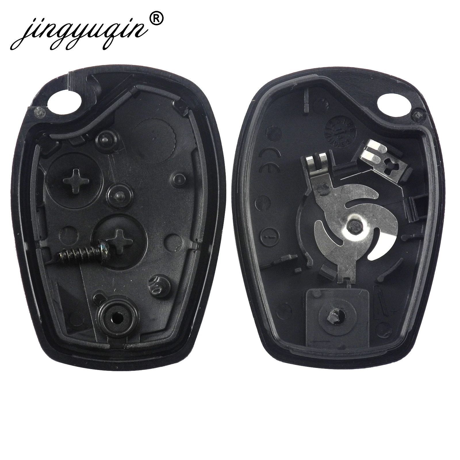 Jingyuqin 10 шт. кнопка дистанционного ключа корпус для Renault Espace Laguna Duster Logan DACIA Sandero Clio