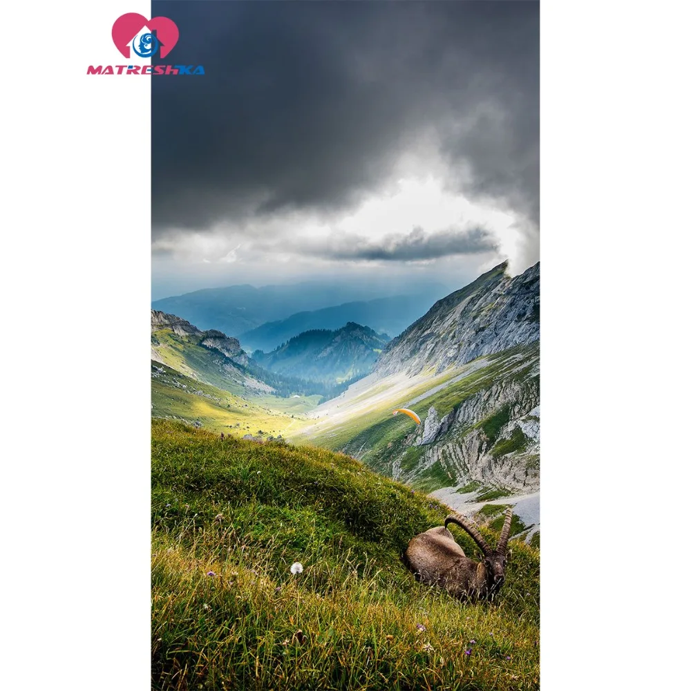 Алмазная вышивка Пейзаж Природа картина Стразы кристаллы 5d мозаика изображение