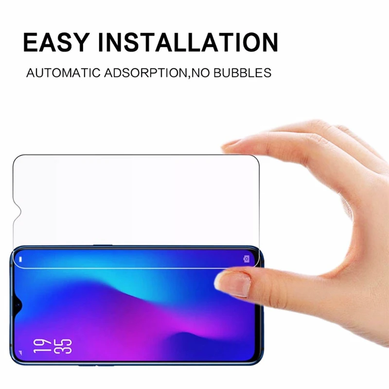 BUYFUN 2 шт HD закаленного Стекло на для OPPO F9 PRO Чехол телефона чехол Экран протектор