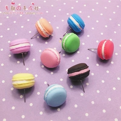 2018 серьги-гвоздики в виде макаронов на молнии с имитацией цвета мороженого