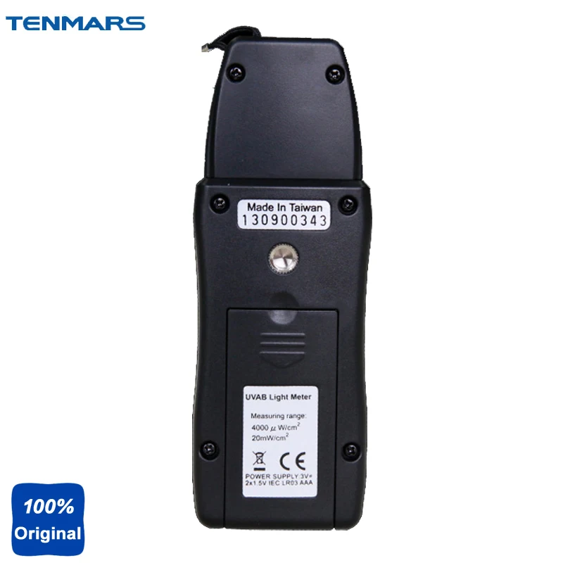 Мини УФ UVA UVB UVAB Ультрафиолетовый измеритель уровня света 290нм ~ 390нм TENMARS TM213|tenmars| |
