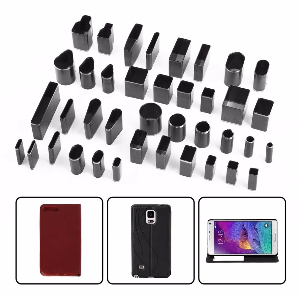 39 шт./компл. форма стиль отверстие полый резец перфоратор металлический набор