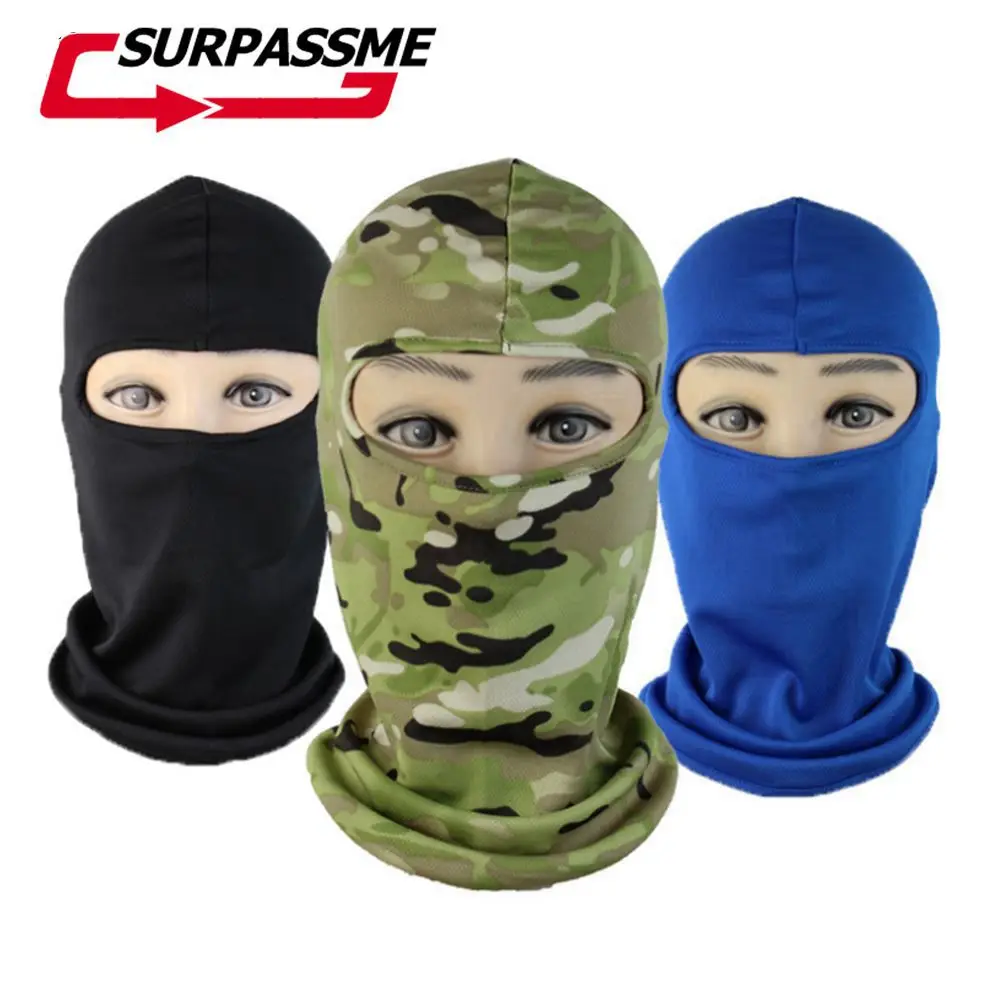 Зимняя мотоциклетная маска для лица лайкра мото Балаклава байкер лыжная пробка