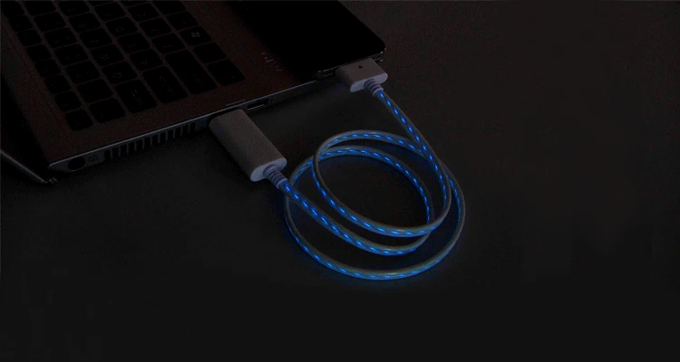Syrinx течёт светодиодный usb type C mi cro кабель для Iphone X Xs 8 7 6s samsung s9 s8 Быстрая зарядка кабель для Xiaomi mi 8 Oneplus 6 USB
