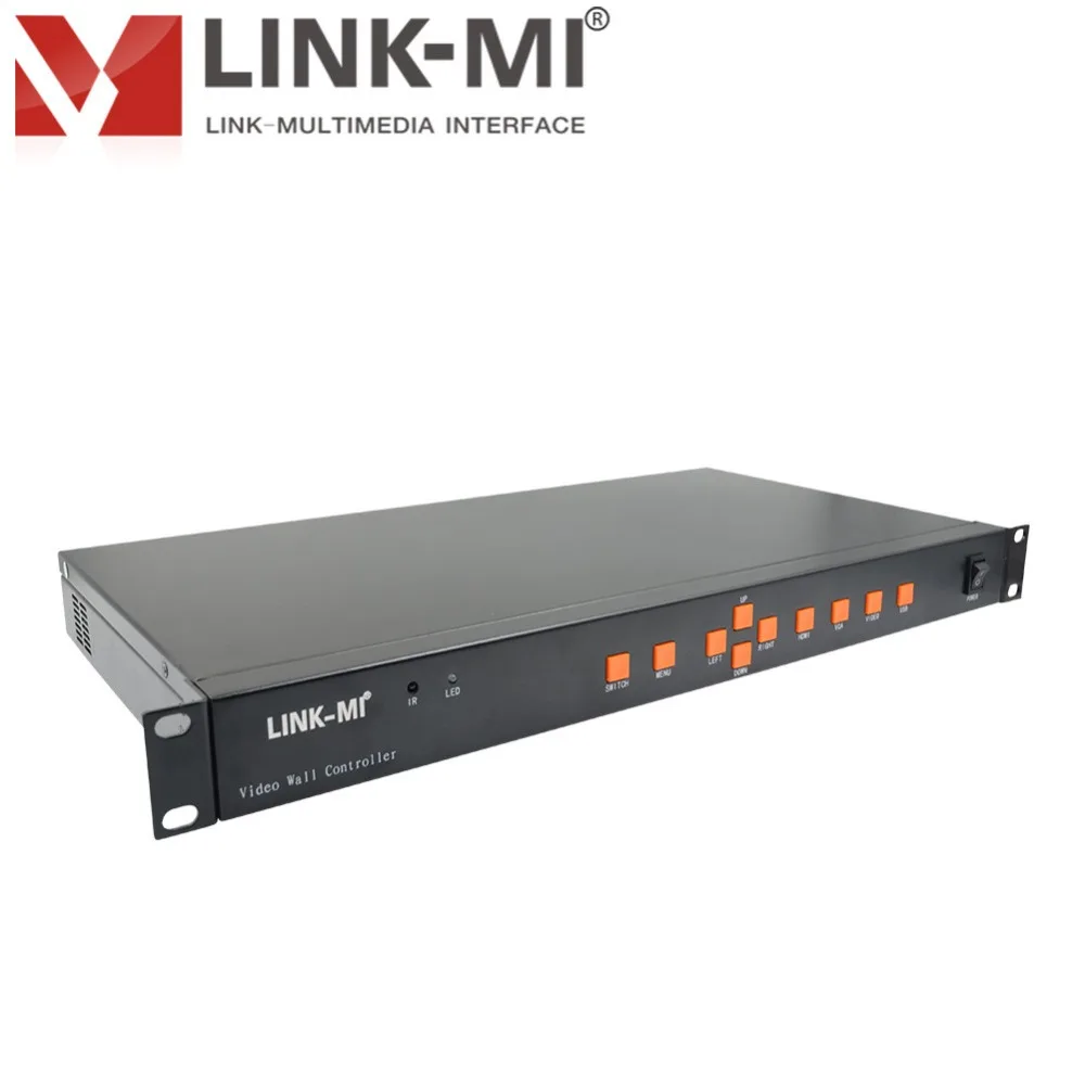 LINK-MI LM-TV09 HDMI + VGA AV USB светодиодный/LCD 3x3 видео настенный контроллер Поддержка