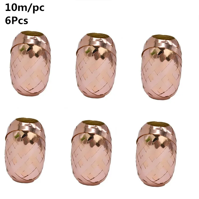 6Pcs rose gold 14 шт./компл. 18 дюймов в форме сердца в форме звезды Фольга с воздушным шаром 12 дюймов конфетти латексные воздушные шары на день рождения Свадебная вечеринка Декор Globos аксессуары поставок - Цвет: 6Pcs rose gold