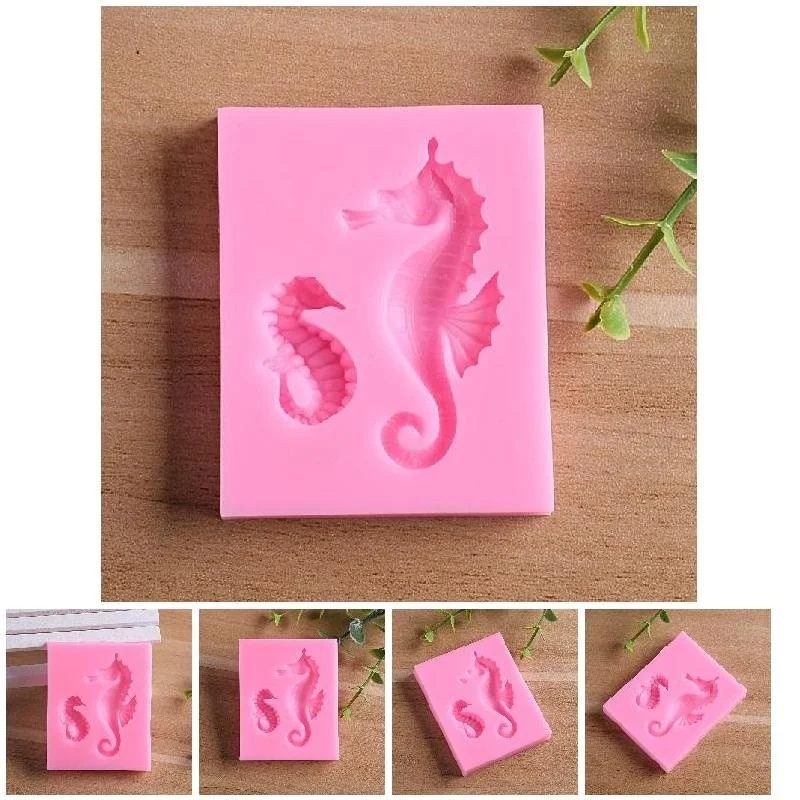 Sea Horse силиконовые формы для мастики сахарные украшения Кондитерские торта