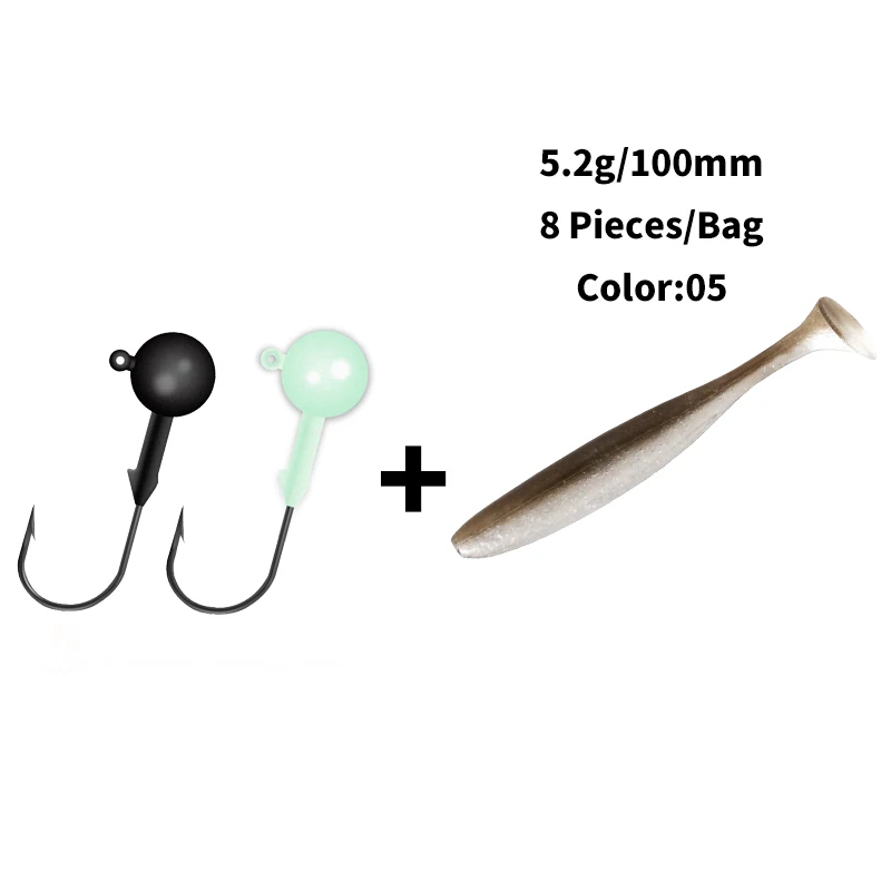 Kingdom Lead Jig Head приманки, острые Крючки 3,5 г/5,3 г/7 г/10,5 г/14 г светящиеся цветные круглые морские рыболовные снасти воблеры модель 3020 - Цвет: 8852-5.2g-05
