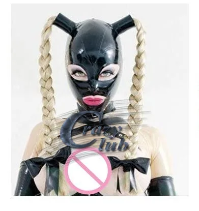 

Сумасшедшая Клубная Сексуальная латексная маска на заказ, новинка, горячие сексуальные товары для женщин и девушек, латексная маска для пар...