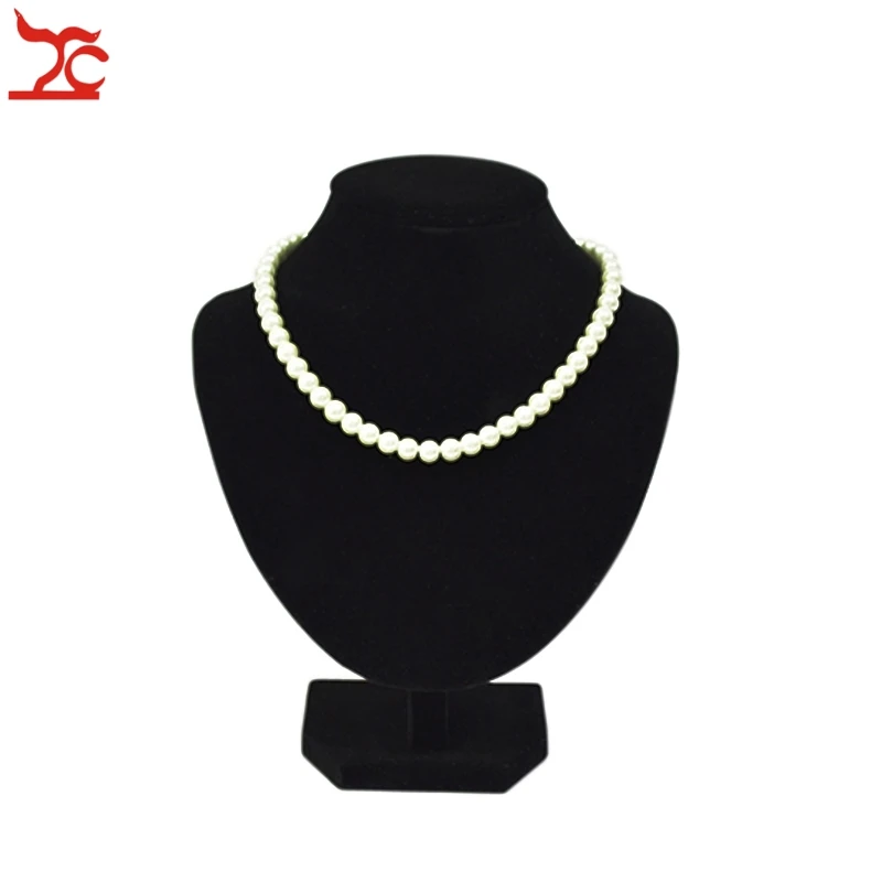 5 шт. черный бархат ювелирные изделия Витрина Ожерелье Бюст Держатель кулон