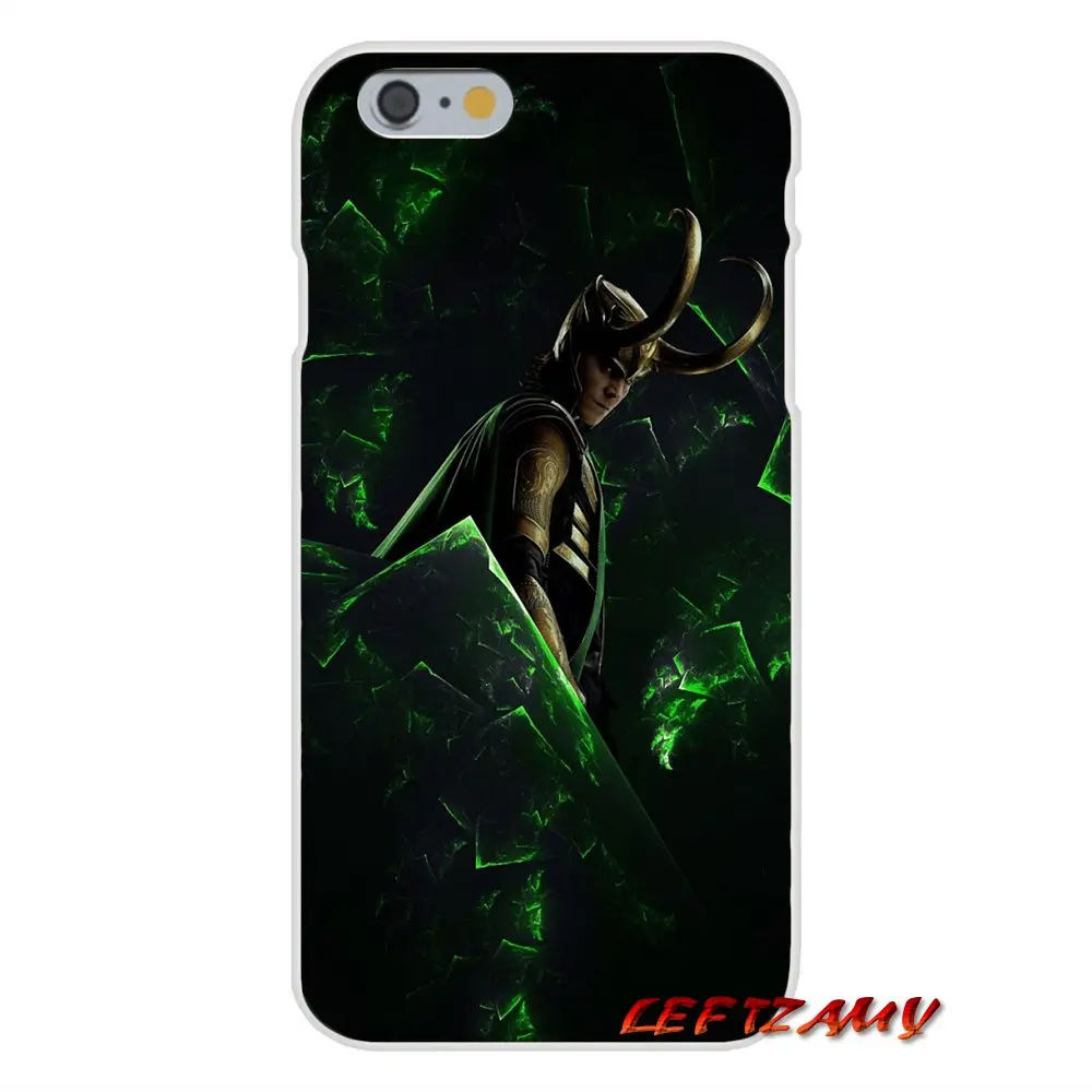 For iPhone X XR XS MAX 4 4S 5 5S 5C SE 6 6S 7 8 Plus ipod touch Accessories Phone Shell Covers Marvel Hero Loki | Мобильные телефоны