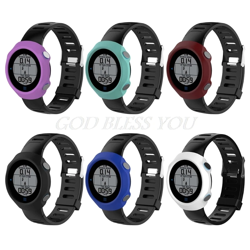 Силиконовый защитный чехол рамка для спортивных часов Garmin Forerunner 610 Прямая