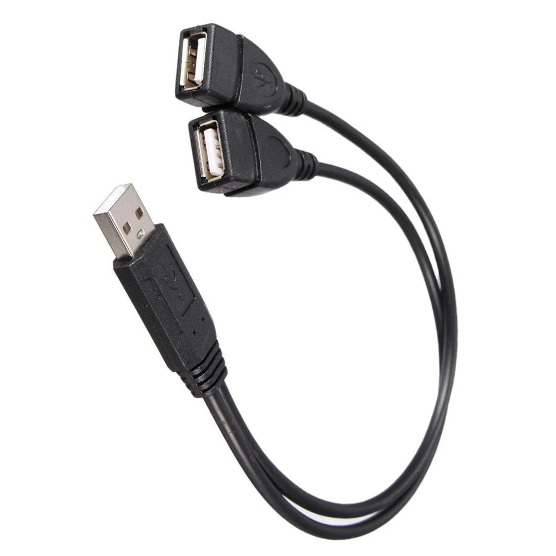 Кабель адаптер USB 2 0 A Male To Dual Female Jack Y Splitter Hub|usb male to female|usb cable female malejack usb |