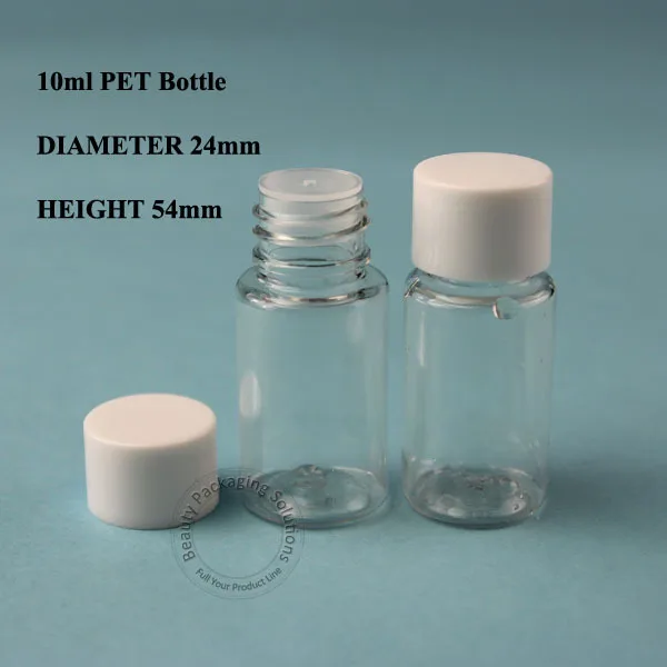 Оптовая продажа пластиковая эмульсионная бутылка 200 шт./лот 10 мл для лосьона ПЭТ