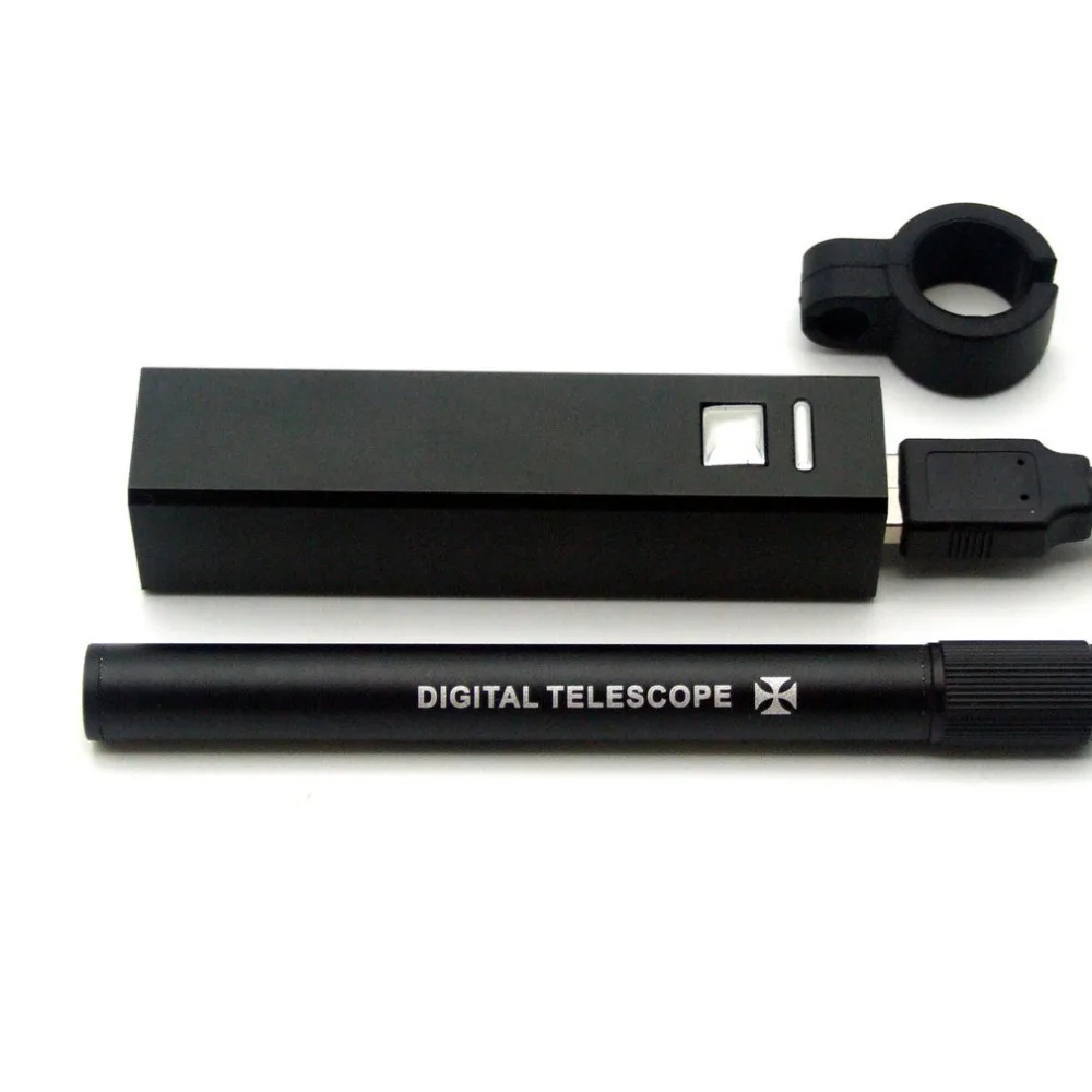 Умный wifi цифровой usb зарядный телескоп Монокуляр охотничий Регулируемая Масштабируемая камера со встроенным аккумулятором и резиновым креплением