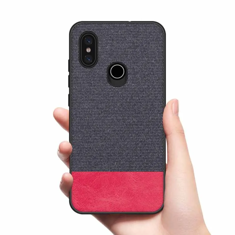 Чехол PHOPEER для xiaomi mi 8 Lite мягкий силиконовый край модный тканевый противоударный