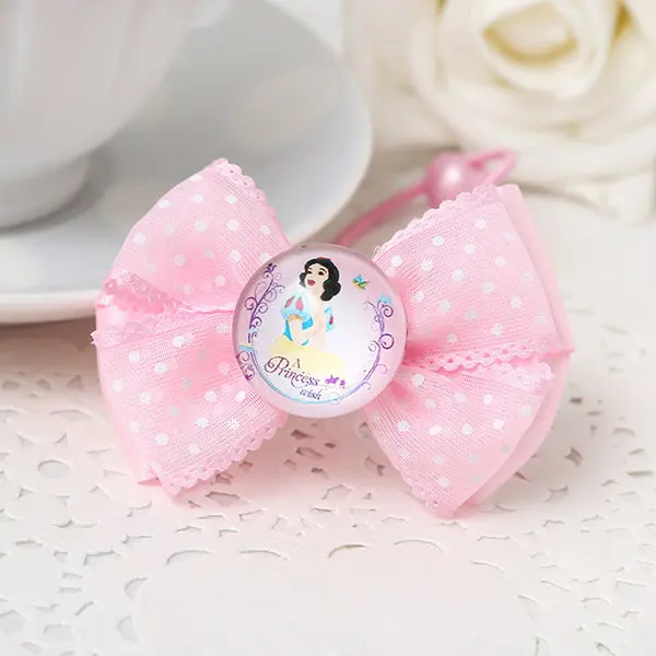 Disney Мультфильм Замороженные резинка для волос с бантом Дети Эльза головное кольцо голова круг девушка головной убор на день рождения подарок косметические куклы аксессуары - Цвет: Зеленый