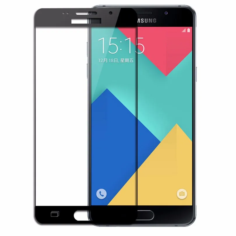 9H защитная пленка на полное покрытие из закаленного стекла для samsung Galaxy A3 A5 A7 NOTE 2 3 4 5 C5 C7 Защитная пленка для экрана