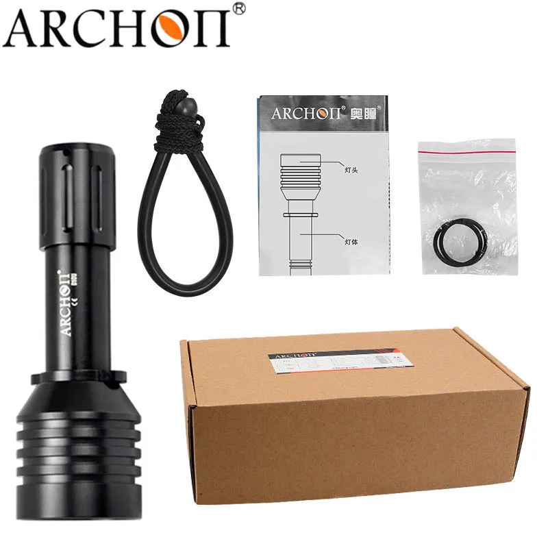 Дайвинг Охота фонарик ARCHON D10U W16U Масштабируемые Погружения свет подводные фонари
