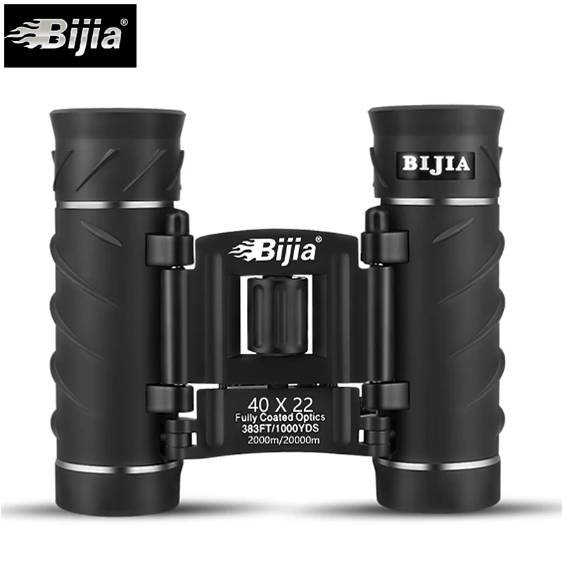 Портативный охотничий мини бинокль BIJIA 40X22 профессиональный оптический для