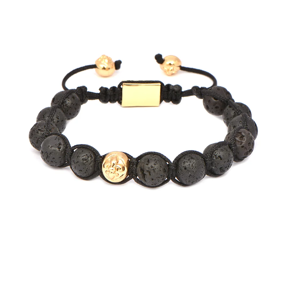 Модные голливудские браслеты 2021 браслет женский и мужской с плетеными бусинами