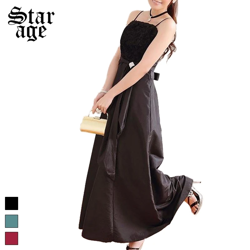 Вечерние платья большого размера до щиколотки с лентой и бантом | Женская одежда