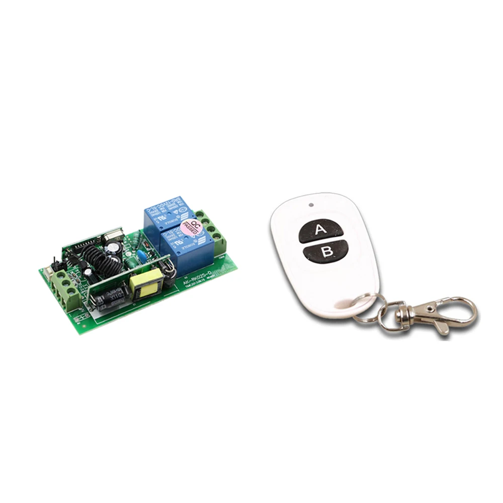 Последний 2CH AC 85V 110V 120 220V 250V RF беспроводной пульт дистанционного управления