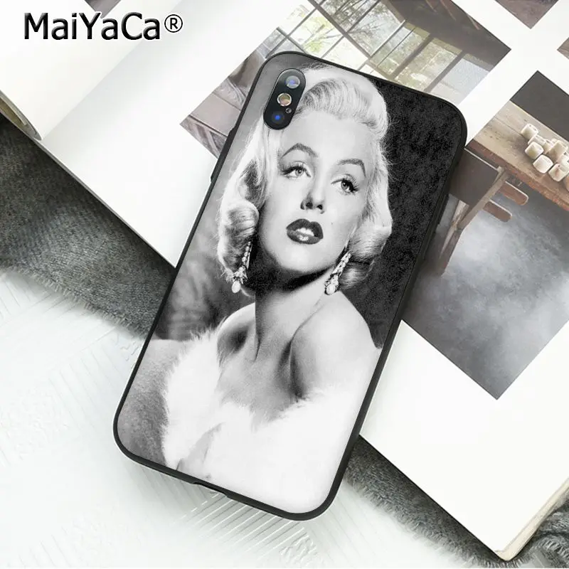 Сексуальная девушка крутой Мэрилин Монро Печатный чехол для телефона iphone 11 12 Pro