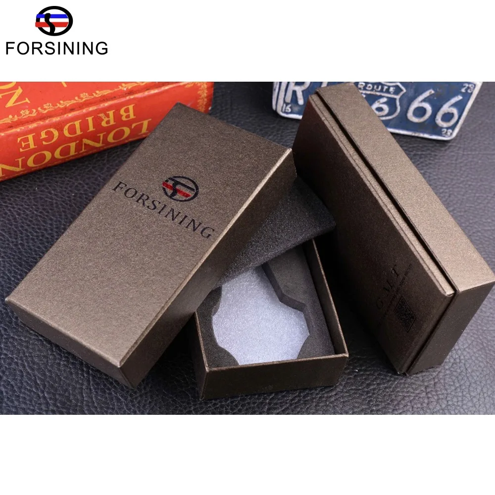 Часы наручные Forsining Мужские автоматические модные деловые брендовые роскошные