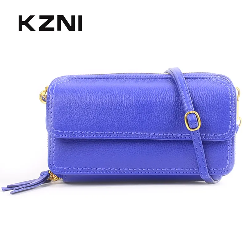 

KZNI Women Bags Handbags Genuine Leather Shoulder Bag for Girl Ladies Purse and Handbags Female Bolsos Mujer Femmes Sac 2162
