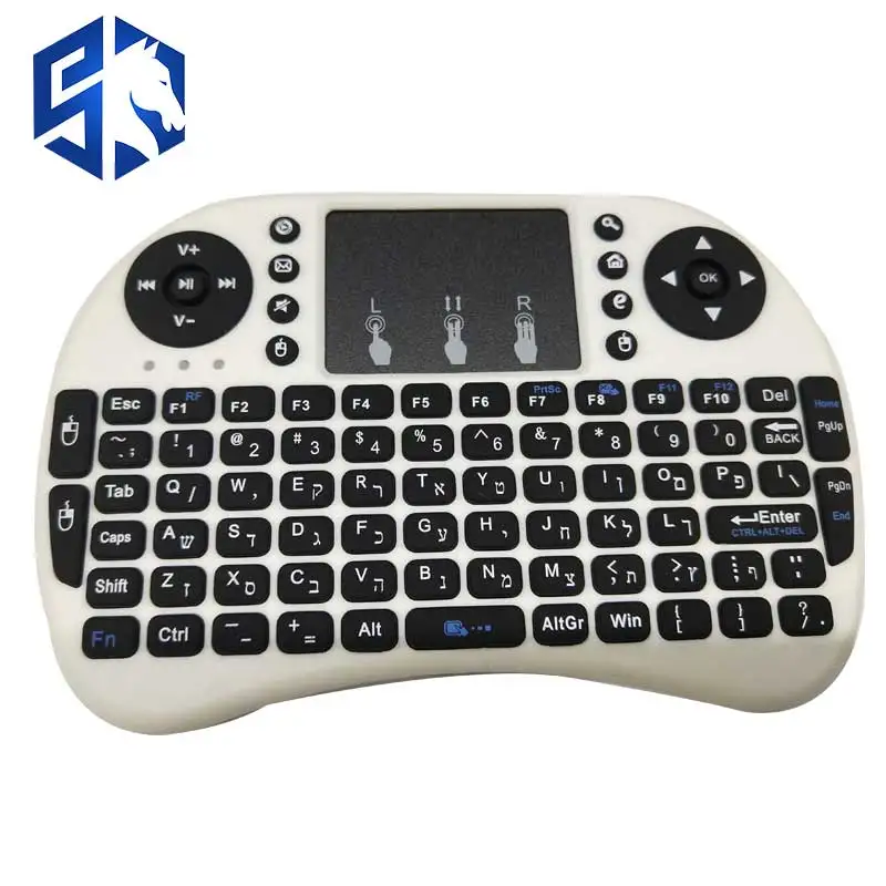 Smart tv BOX i8 версия Беспроводная клавиатура с литиевой батареей + 2 4 ГГц Air mouse Touchpad