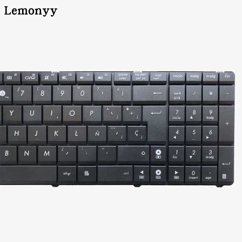 Испанская клавиатура для ноутбука Asus N50 N53S N53SV K52F K53S K53SV K72F K52 A53 A52 U50 G51 N51 N52 N53 G73 черный SP Клавиатура ноутбука
