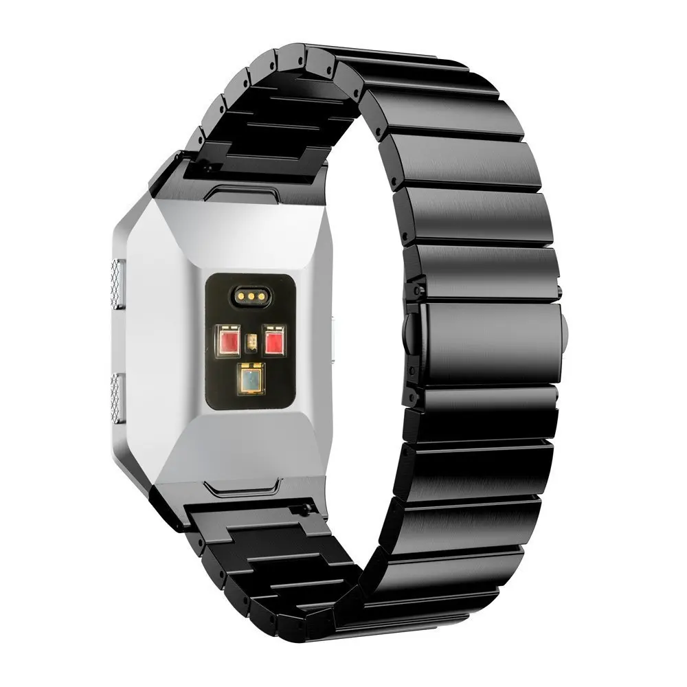 Умные аксессуары Ktab для Fitbit ионные регулируемые твердые металлические браслеты