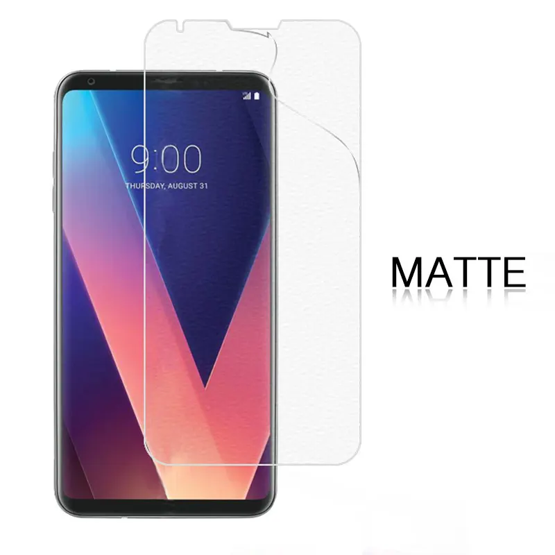 Передняя ЖК HD прозрачный глянцевый пленка для LG V30 6 в Антибликовая матовая