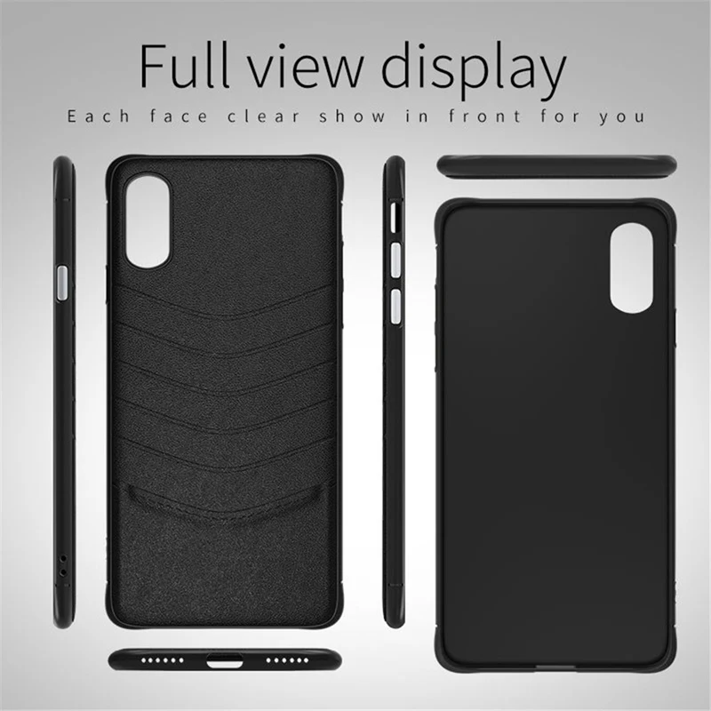 Ultra Thin Leather Case for XiaoMi Mi 9 TPU Soft Frame Hard Back Cover Fundas 9SE 360 Shockproof Hoesje |