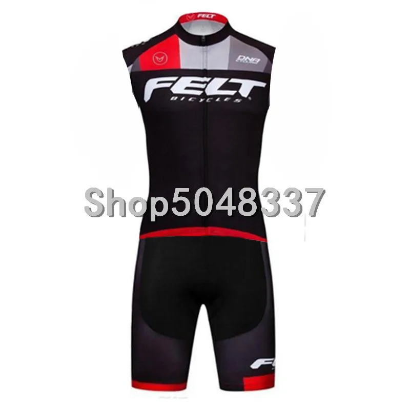 2019 felt Cycling Skinsuit Triathlon Ropa Ciclismo Maillot Jumpsuit Road Racing sleeveless Bike Jersey set | Спорт и развлечения