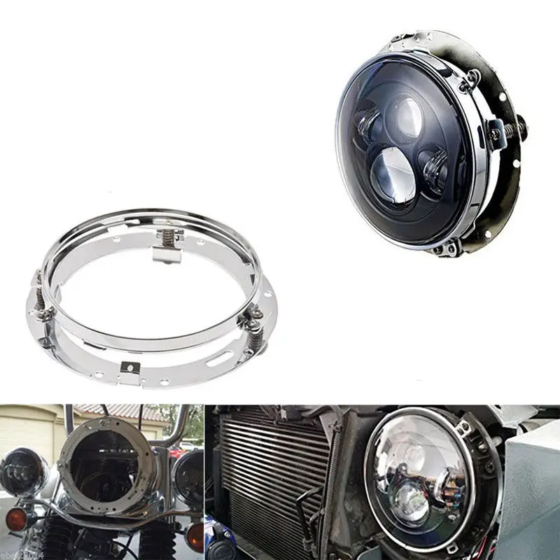 Пара для Jeep Wrangler JK Land rover защитник 7 "светодиодный фар Монтажный кронштейн
