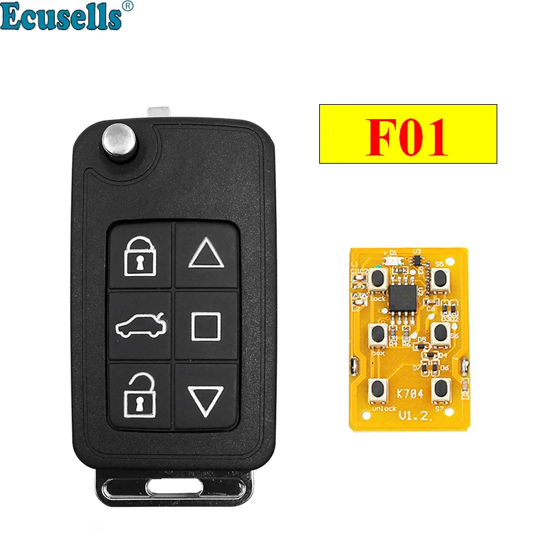 KEYDIY F01 6 кнопок авто и гараж 2 в 1 KD дистанционный Автомобильный ключ для KD900 + URG200 X2