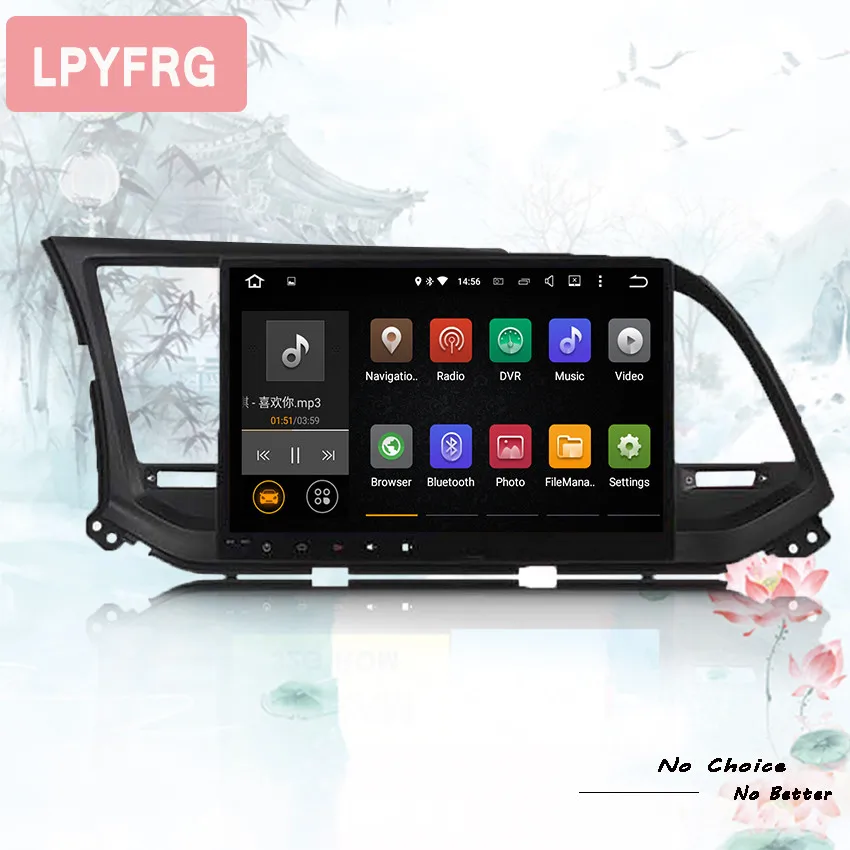 Восьмиядерный 4 Гб ОЗУ android 10 0 автомобильный DVD мультимедиа для HYUNDAI ELANTRA 2016 2017