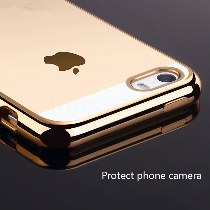 CAPAME 5S для iPhone 6 se 5 чехол из прозрачного силикона милые мягкие Роскошные ультра